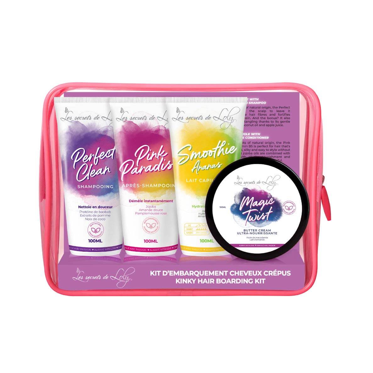 Trousse Voyage Cheveux Crépus