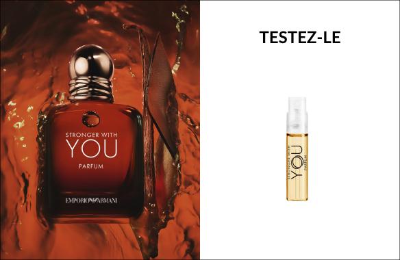  Un échantillon offert pour tester le parfum Stronger With You le Parfum !